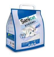 SaniCat Белоснежный облегченный впитывающий наполнитель (Hygiene Plus White)
