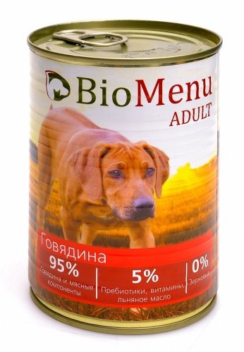 Biomenu консервы ддя собак (adult) 410 г
