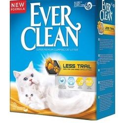 Ever-clean less track наполнитель для длинношерстных кошек. желтая полоса