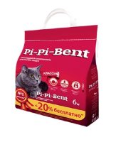 Pi-pi-bent наполнитель " классик + 20% бесплатно" крафт-пакет