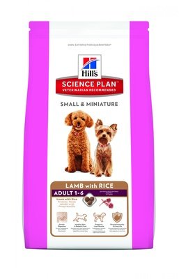 Hill`s (Хилс) science plan для взрослых собак малых и миниатюрных пород с ягненком (adult small&miniature)