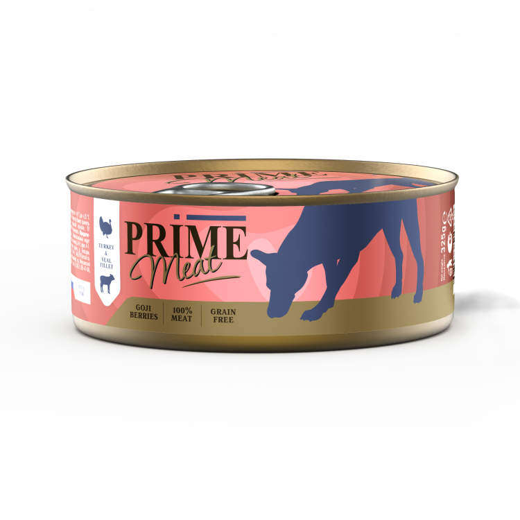 Prime (Прайм) MEAT  консервы для собак в желе 325г