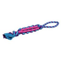 Trixie игрушка denta fun узлы на веревке, натуральная резина, хлопок, цвет в ассортименте