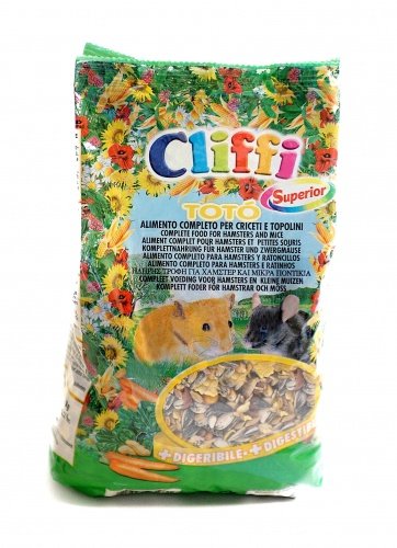 Cliffi (италия) для хомяков (toto superior for hamsters)