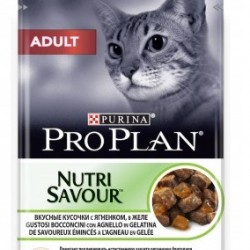 ПРОПЛАН (PROPLAN) кусочки в желе для взрослых кошек по 85г