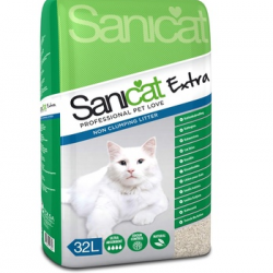 SaniCat Впитывающий наполнитель без аромата (Extra)