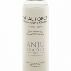 Anju beaute шампунь кератиновый для восстановления и увлажнения поврежденной шерсти (vital force shampooing keratine)