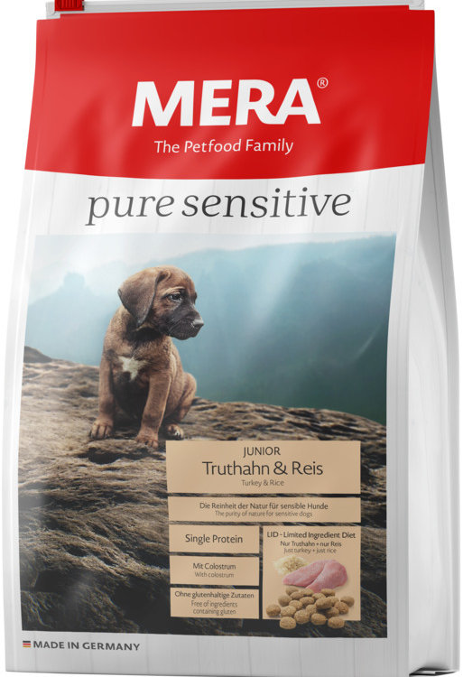 Mera (Мера) PURE SENSITIVE JUNIOR TRUTHAHN&REIS (для щенков с индейкой и рисом)
