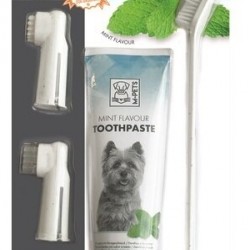 MPets (Мпетс) Набор для ухода за зубами собак (паста,щётка, напалечники) 10110799