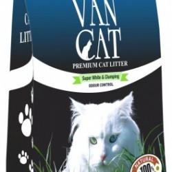 Van cat комкующийся наполнитель без пыли с ароматом весенней свежести, пакет (fresh)