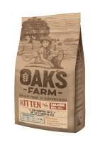 OAKs FARM (Оакс Фарм) GF сухой корм для котят, Лосось