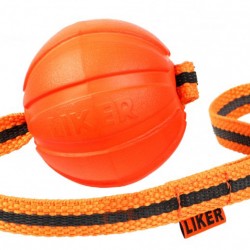Liker Line метательная игрушка для собак комбинированный материал оранжевый