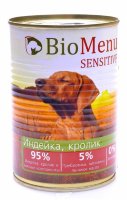 Biomenu гипоаллергенные консервы для собак 410 г