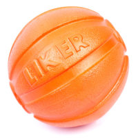 Liker Мячик метательная игрушка для собак полимерный материал оранжевый