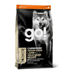 GO! (Гоу)  Беззерновой для Собак всех возрастов c Ягненком и мясом Дикого Кабана (CARNIVORE GF Lamb + Wild Boar Recipe DF  32/16)