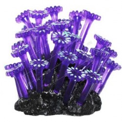 УЮТ Коралл аквариумный Анемоны фиолетовые ,силиконовый 0,183кг (ВК706)