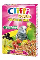 Cliffi (италия) коктейль для волнистых попугаев: зерна, злаки, фрукты, овощи (cocktail mix pappagallini)