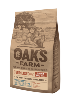 OAKs FARM (Оакс Фарм) GF сухой корм для стерилизованных кошек, Ягненок