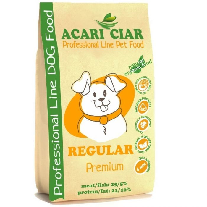 Acari Сiar (Акари Киар) Regular для собак всех пород говядина крупная/мелкаяac/средняя гранула