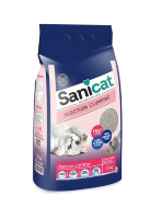 SaniCat Комкующийся наполнитель без были с ароматом детской присыпки (America)