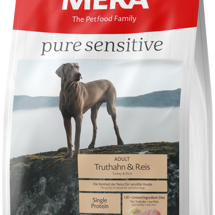 Mera (Мера) PURE SENSITIVE ADULT SENSITIV TRUTHAHN&REIS (для  взр. собак с индейкой и рисом)
