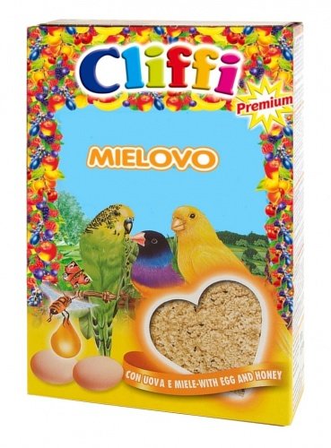 Cliffi (италия) яичный корм с медом для всех зерноядных птиц (mielovo)