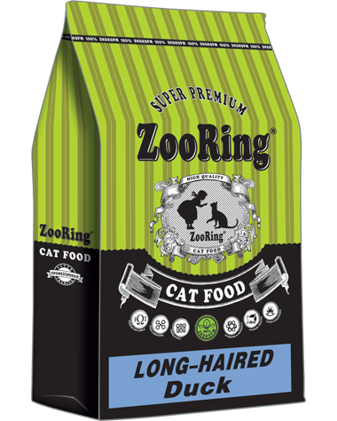 ZooRing (Зооринг) Long-Haired Cats Duck  (для длинношерстных кошек Утка)