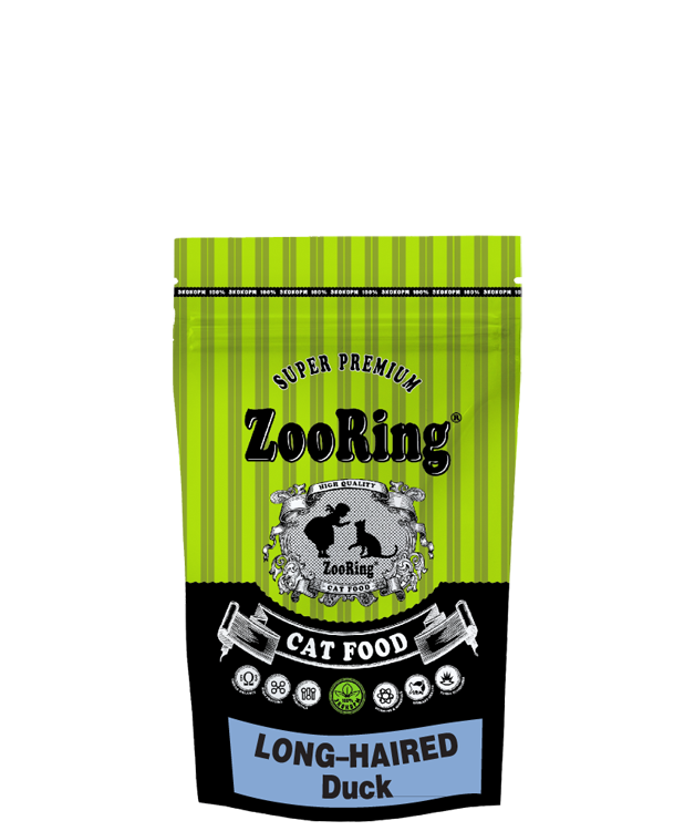 ZooRing (Зооринг) Long-Haired Cats Duck  (для длинношерстных кошек Утка)