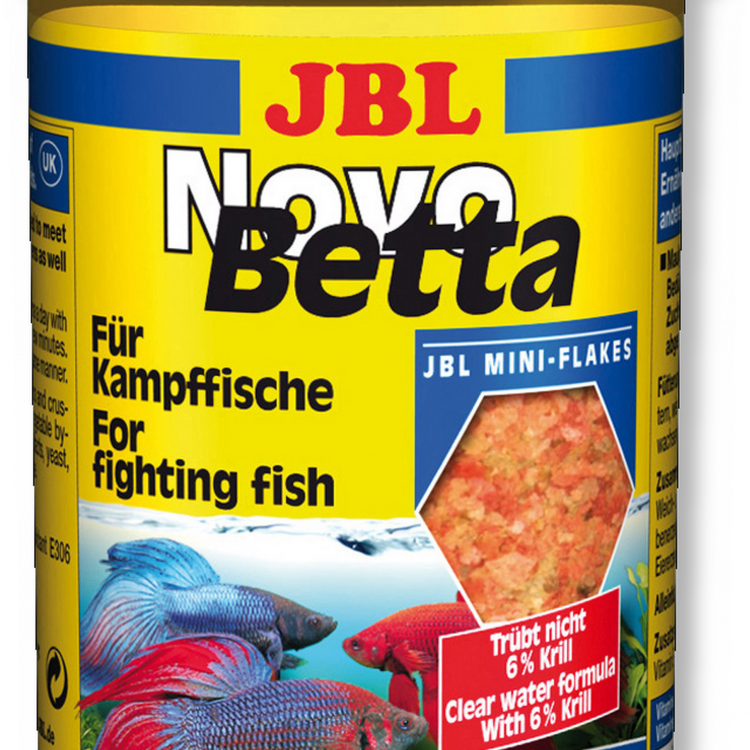 JBL (ДЖБЛ) NovoBetta - Основной корм в форме хлопьев для бойцовых аквариумных рыб