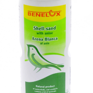 Benelux аксессуары Песок из ракушек для птиц, белый (White shell sand)
