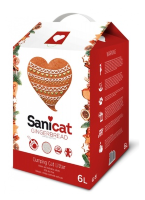 SaniCat Комкующийся наполнитель с ароматом имбирного пряника, лимитированная серия (Gingerbread)