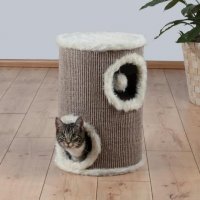 Trixie домик для кошки "башня" , коричневый бежевый