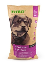 TiTBiT (Титбит) сухой корм для щенков крупных пород ягненок с рисом