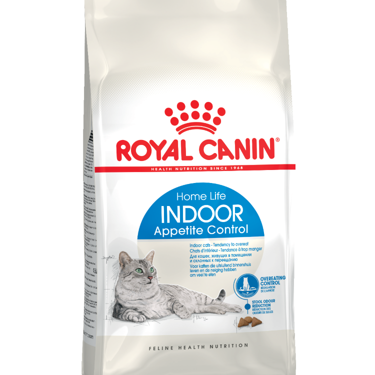 Royal Canin (Роял Канин) indoor appetite control для кошек живущих в помещении и склонных к перееданию