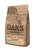 OAKs FARM (Оакс Фарм) GF сухой корм для кошек, Сельдь