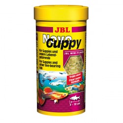 JBL (ДЖБЛ) NovoGuppy - Основной корм в форме хлопьев для живородящих аквариумных рыб