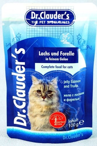 Dr.Clauder's (Доктор Клаудерс) паучи для кошек по 100 г уп 20 шт (грузится только упаковкой, цена указана за шт.)