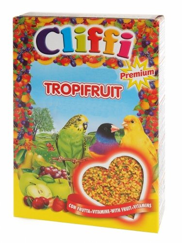 Cliffi (италия) яичный корм с фруктами для всех зерноядных птиц (tropifruit)