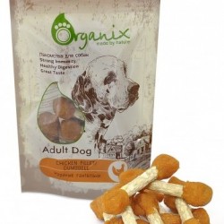 Organix (Органикс) лакомство для собак «куриные гантельки» (100% мясо) (chicken fillet dumbbell)