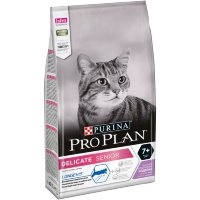 ПРОПЛАН (PROPLAN) для взрослых кошек старше 7 лет с чувствительным пищеварением, с индейкой