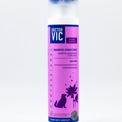 Doctor VIC (Доктор Вик) Шампунь-кондиционер «FLORAL MAGIC» для собак всех пород, флакон 250 мл