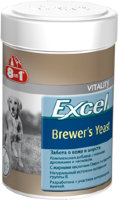 8 in 1 эксель пивные дрожжи  для собак и кошек 8in1 excel brewer's yeast