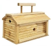 Иванко переноска-домик для мелких животных из массива сосны