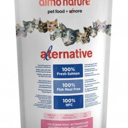 Almo Nature (Алмо Натур) корм (55 % мяса) для кошек (alternative) со свежим лососем