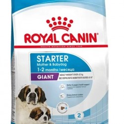 Royal Canin Giant Starter Корм сухой полнорационный для собак очень крупных пород (> 45 кг) в конце беременности и в период лактации, а также для щенков в период отъема от матери и до 2-х месячного возраста