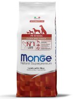 Monge (Монж) dog speciality puppy&junior корм для щенков всех пород ягненок с рисом