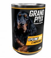 Grand Prix (Гранд Прикс) Консервы для собак кусочки в соусе кролик с морковью