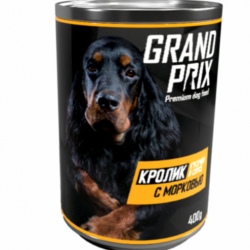 Grand Prix (Гранд Прикс) Консервы для собак кусочки в соусе кролик с морковью