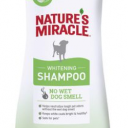 8 в 1 Шампунь для белых собак NM Whitening Odor Control Shampoo 473 мл