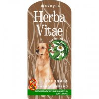 herba vitae антипаразитарный шампунь для собак